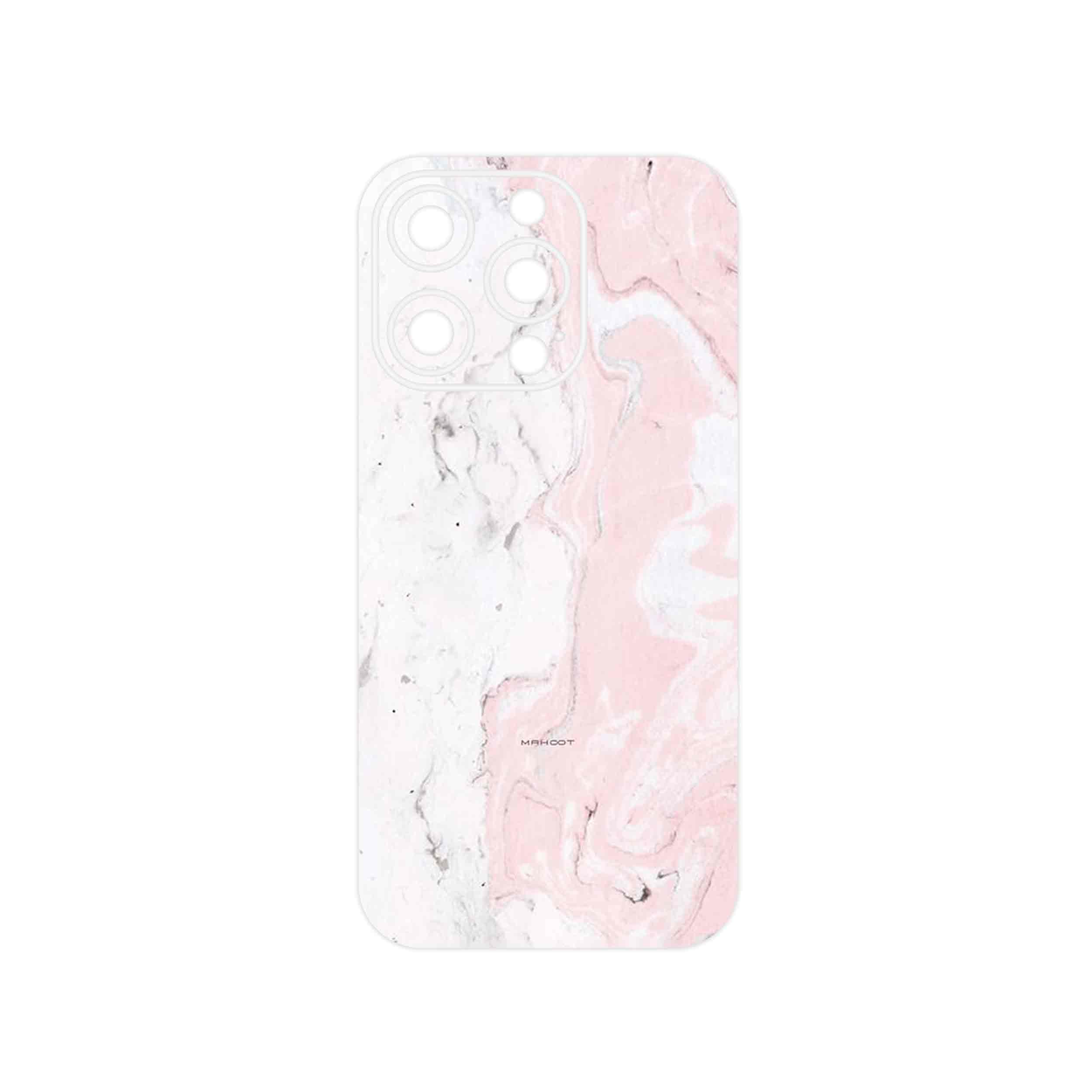 برچسب پوششی ماهوت مدل Blanco_Pink_Marble مناسب برای گوشی موبایل اپل iPhone 14 Pro