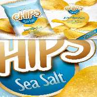 وکتور پوستر تبلیغاتی چیپس | گرافیک با طعم تربچه