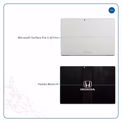 برچسب پوششی ماهوت مدل Honda Motor مناسب برای تبلت مایکروسافت Surface Pro 3 2014