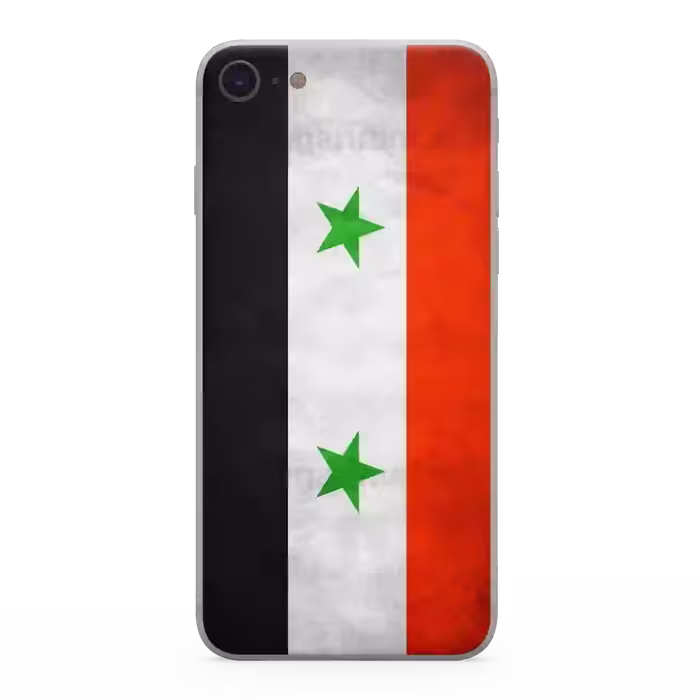قاب گوشی پرچم سوریه مدل AE24