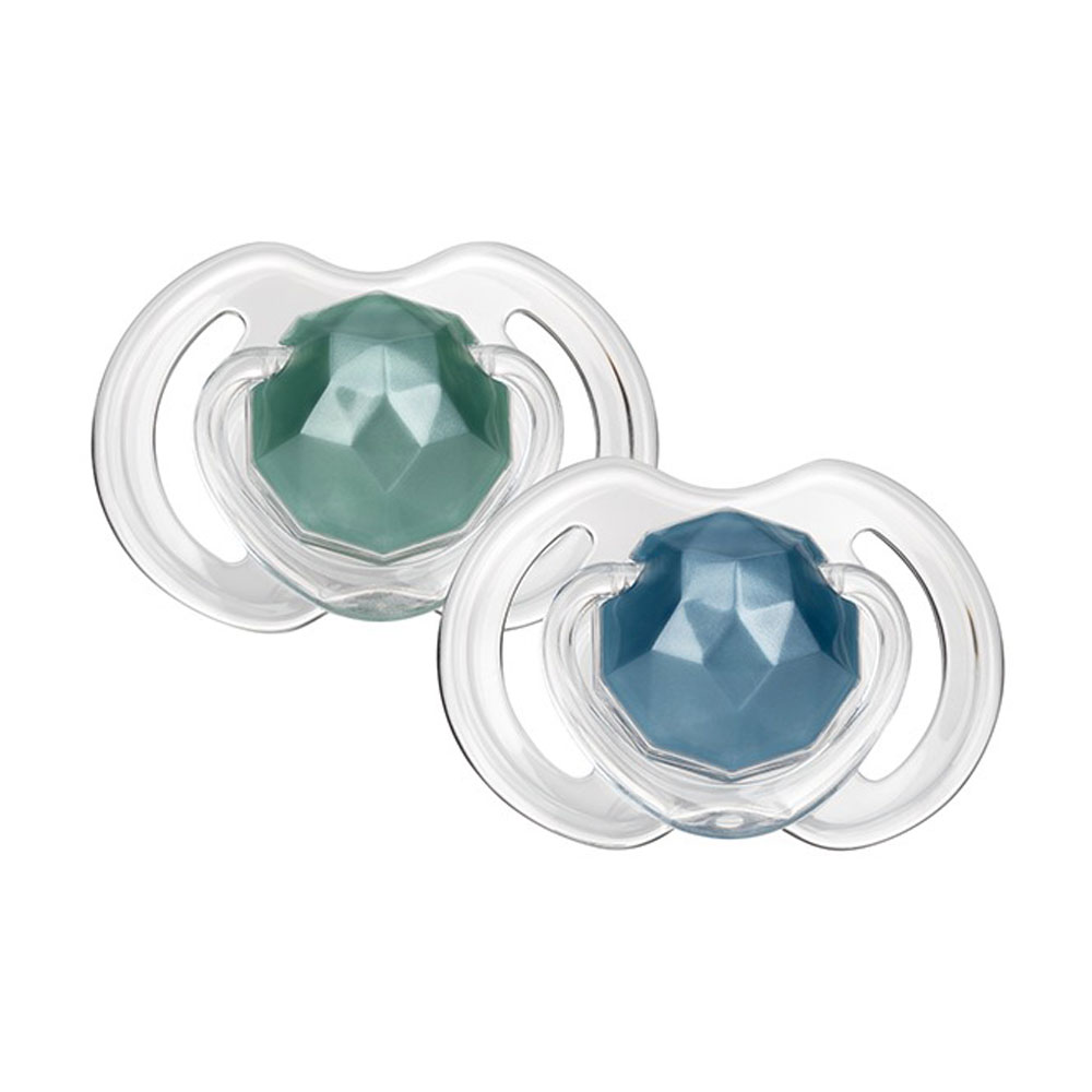 پستانک کلاسیک 36-6 ماه طرح الماس نابی NUBY بسته دو عددی