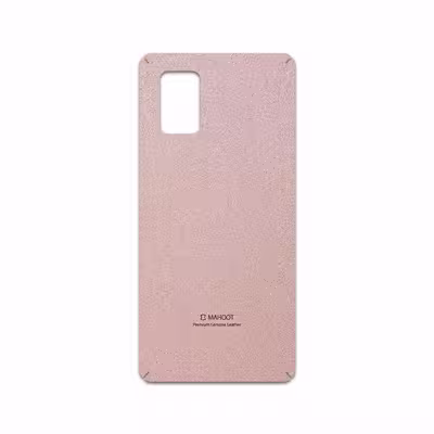برچسب پوششی ماهوت مدل Rose Gold Leather مناسب برای گوشی موبایل سامسونگ Galaxy A71 5G