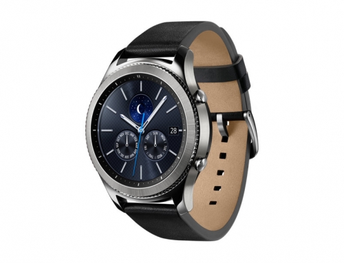 ساعت هوشمندSAMSUNG Gear S3 Classic SM-R770 Black Leather Smart Watch