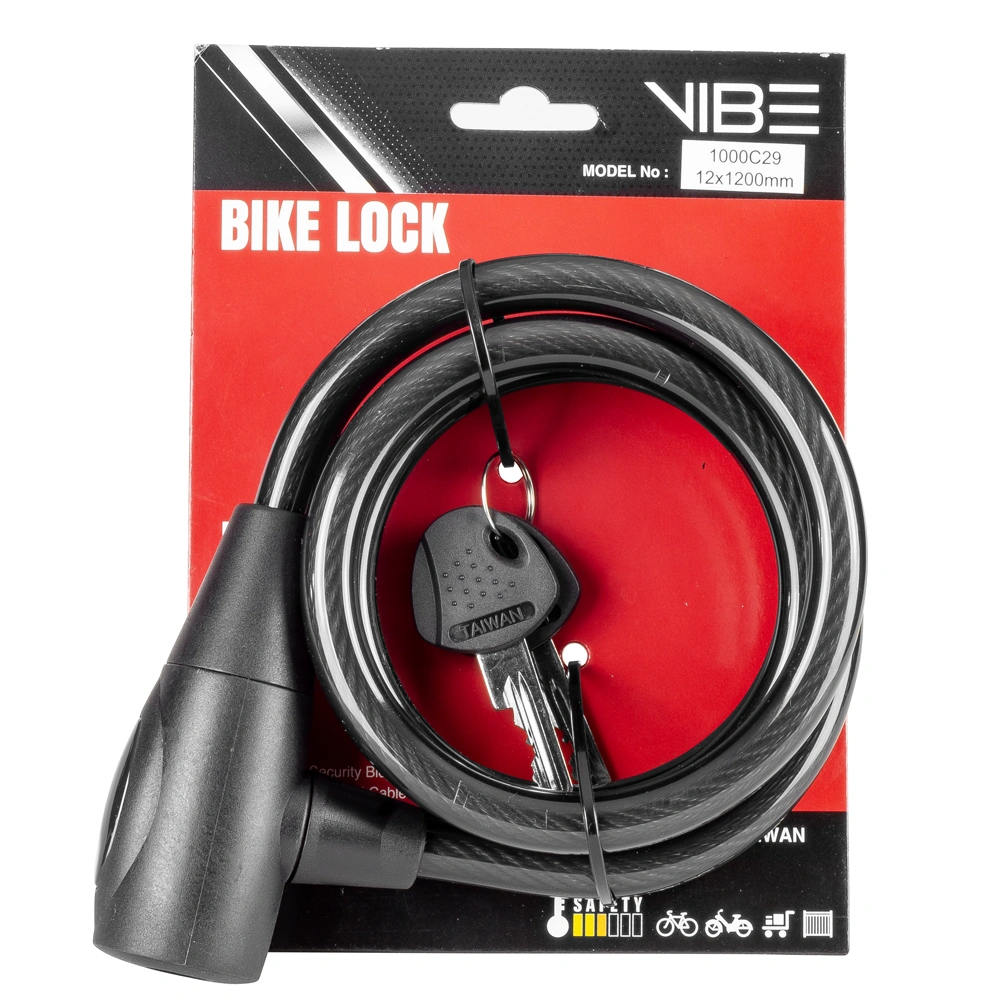 قفل دوچرخه کلیدی VIBE 1000C29 ساخت تایوان 12X1200MM