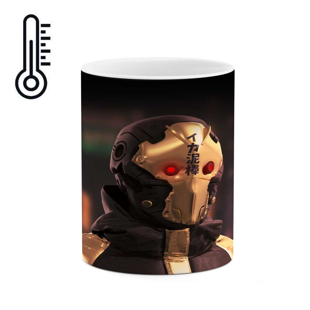 ماگ حرارتی کاکتی طرح ربات مدل mgh16664