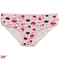 شورت زنانه اسلیپ میسپل طرح LOVE و قلب کد SP-1059-04
