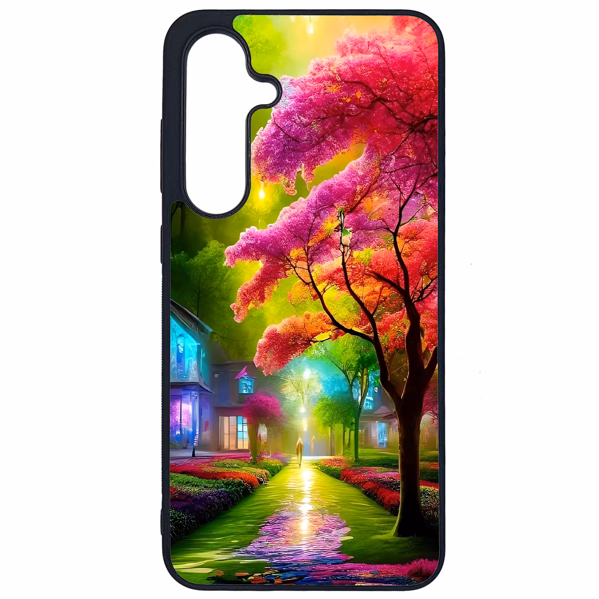 کاور طرح منظره کد G-039 مناسب برای گوشی موبایل سامسونگ Galaxy S24 FE | دیجی قاب دونی