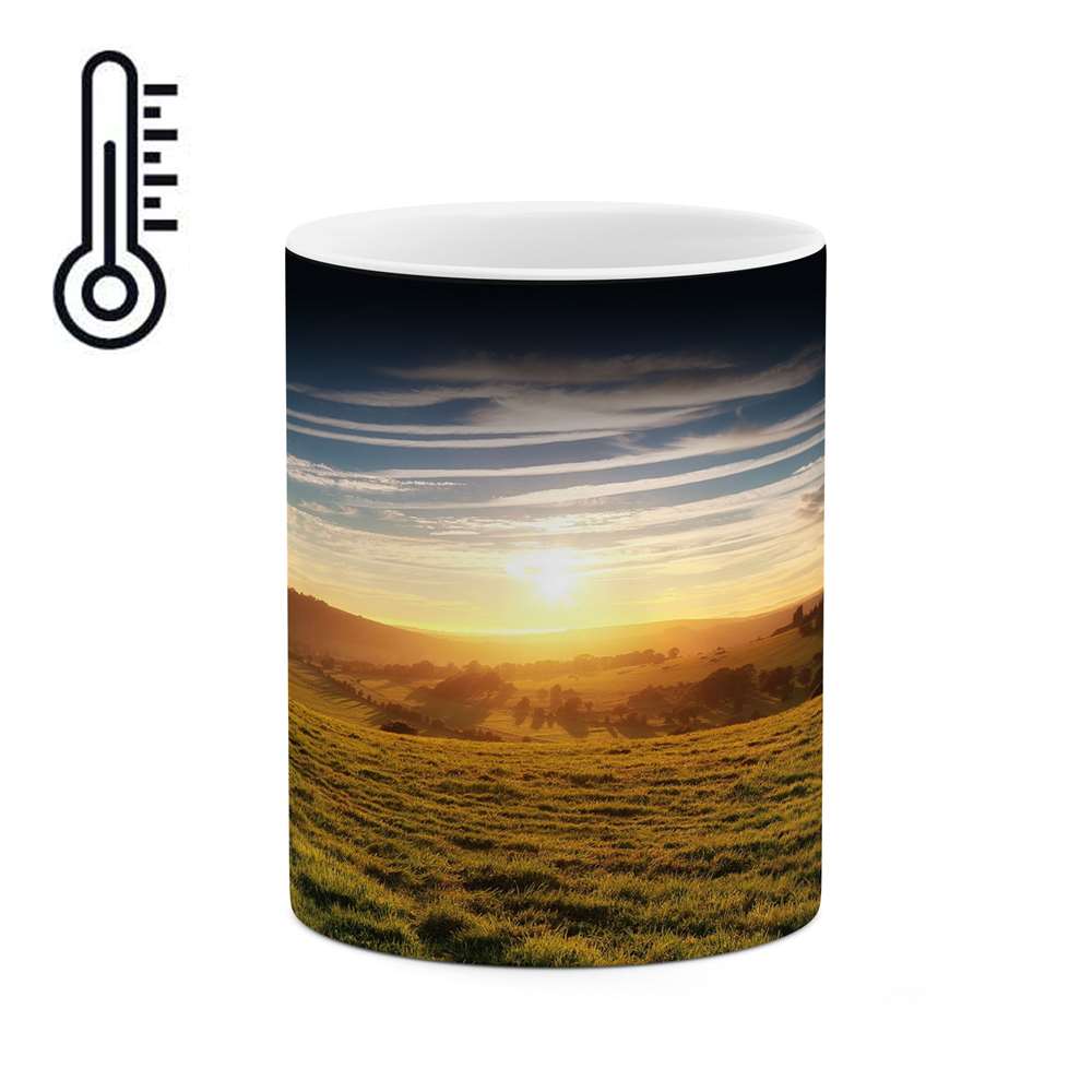 ماگ حرارتی طرح غروب مدل mgh11377