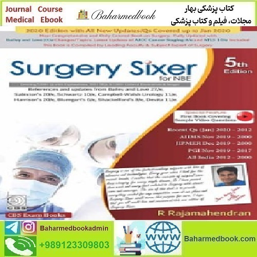 Surgery Sixer for NBE 2021 TRUE PDF price 1€ - کتاب پزشکی بهار
