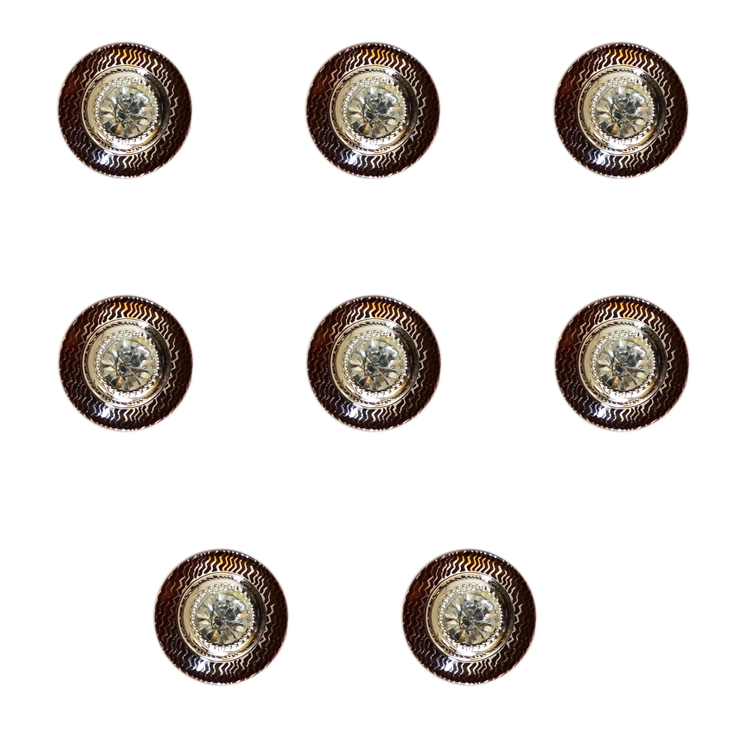 دکمه مدل نگین کد GH-SS268 بسته 8 عددی