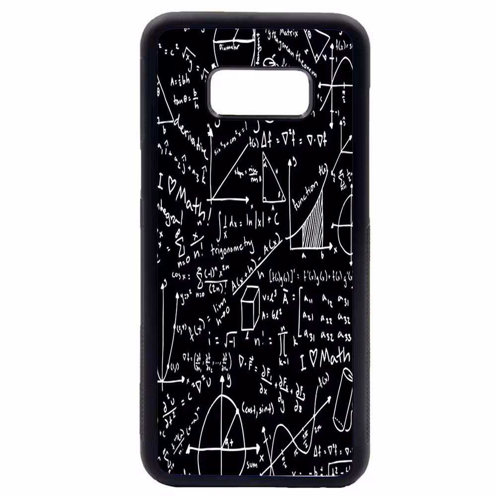 کاور طرح ریاضی مدل 0446 مناسب برای گوشی موبایل سامسونگ galaxy s8 plus