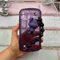 قاب گوشی iPhone X - iPhone XS آیفون ژله ای بالشتی دستبندی خرسی KAWS کد 20650