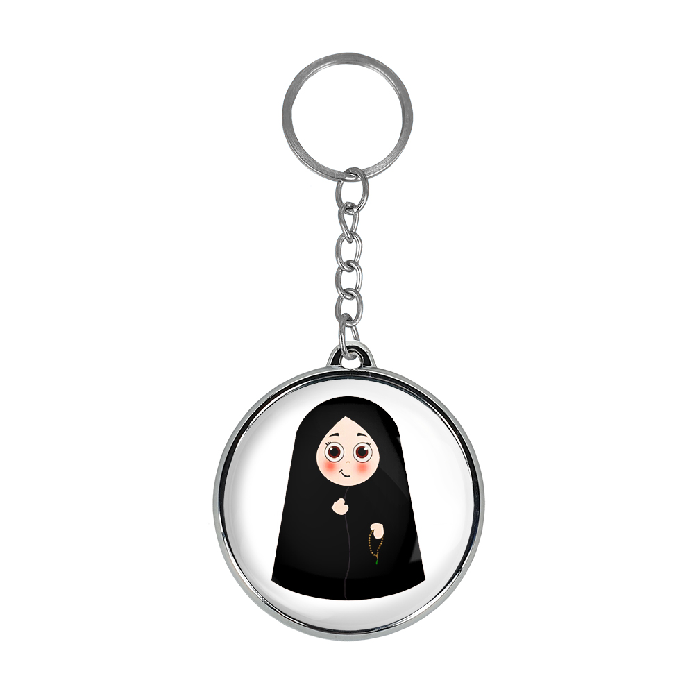 جاکلیدی خندالو طرح خانوم چه مدل دوطرفه کد 59385938