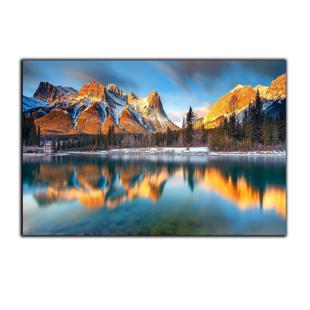 تابلو شاسی بکلیت طرح منظره دریاچه مدل SH-S2983