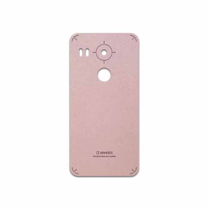 برچسب پوششی ماهوت مدل Rose Gold Leather مناسب برای گوشی موبایل گوگل Nexus 5X