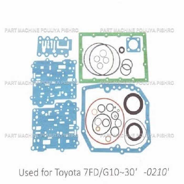 کیت واشر کامل گیربکس لیفتراک تویوتا مدل Toyota 7FD/G10~30` -0210