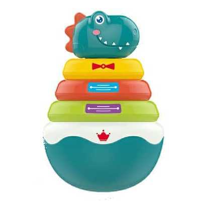 بازی آموزشی هانگر مدل رولی پولی حلقه هوش دایناسور کد 0298