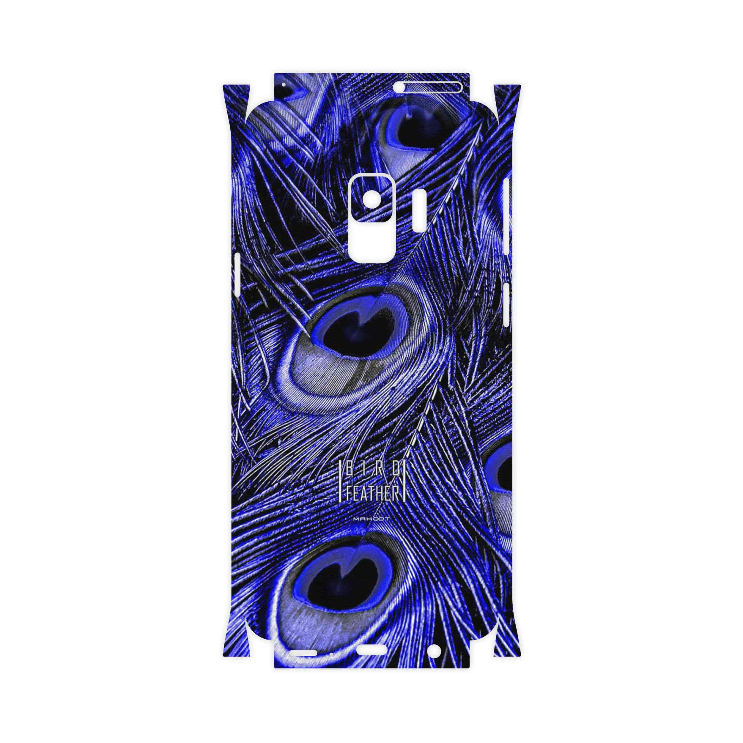 برچسب پوششی ماهوت مدل Purple Feather-FullSkin مناسب برای گوشی موبایل سامسونگ Galaxy S9
