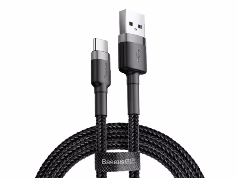 کابل شارژ و انتقال داده تایپ سی بیسوس Baseus Cafule Type-C Cable 2m 2A