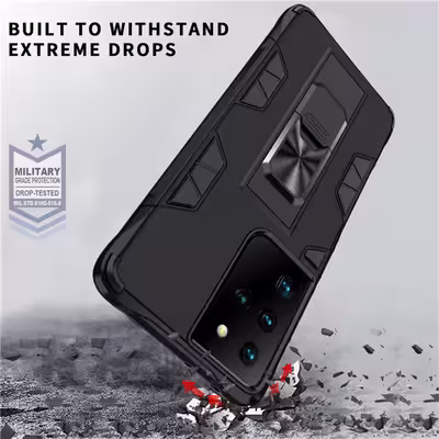 کاور آیرون من مدل Armor مناسب برای گوشی موبایل سامسونگ Galaxy S21 ULTRA