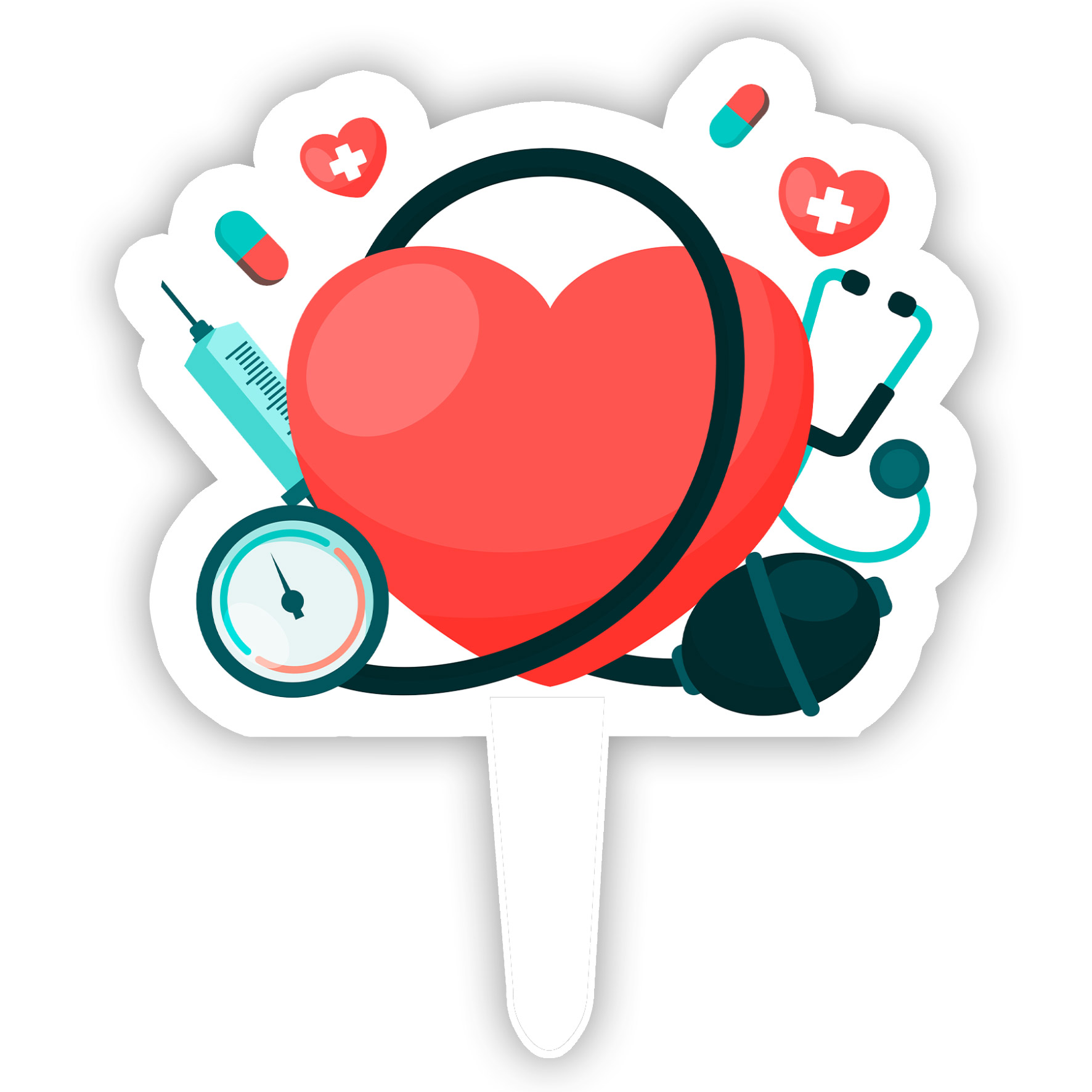   تاپر کیک طرح بره پزشکی کد R534