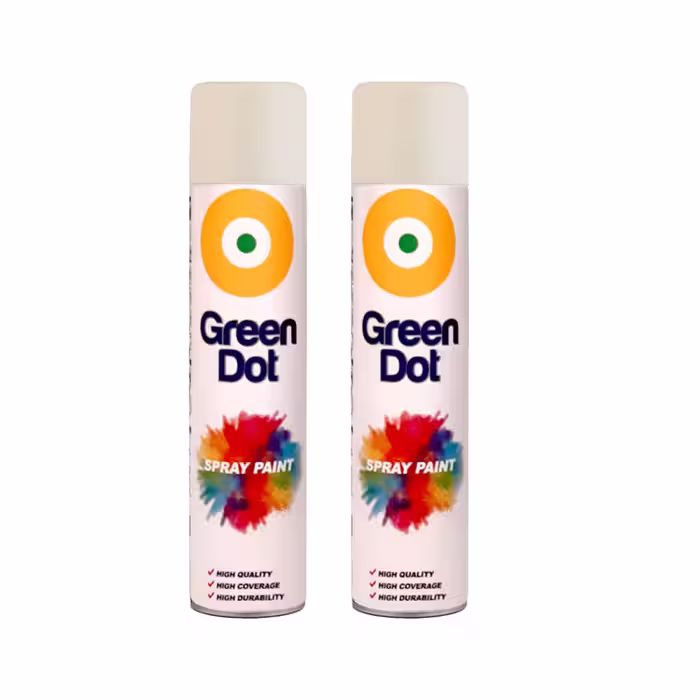 اسپری رنگ کرم  گرین دات مدل green2 حجم 250 میلی لیتر مجموعه 2 عددی