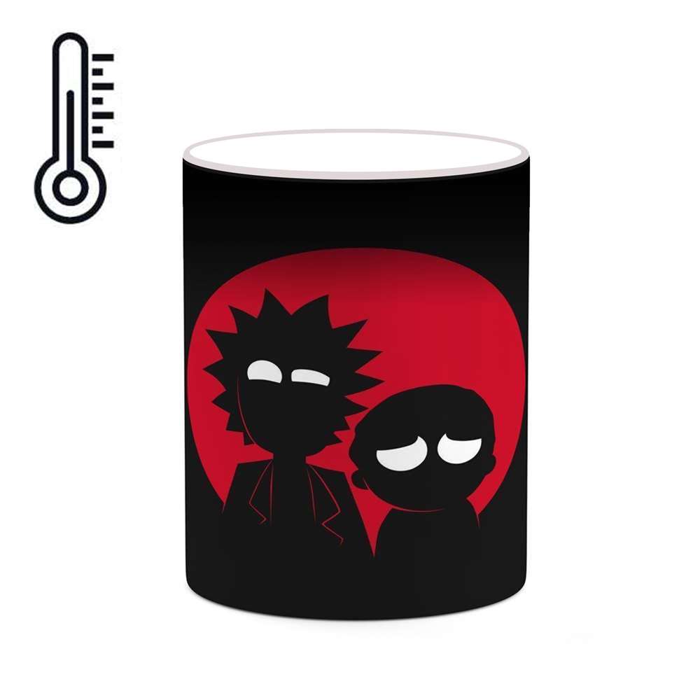 ماگ حرارتی کاکتی طرح کارتون ریک اند مورتی مدل mgh23582