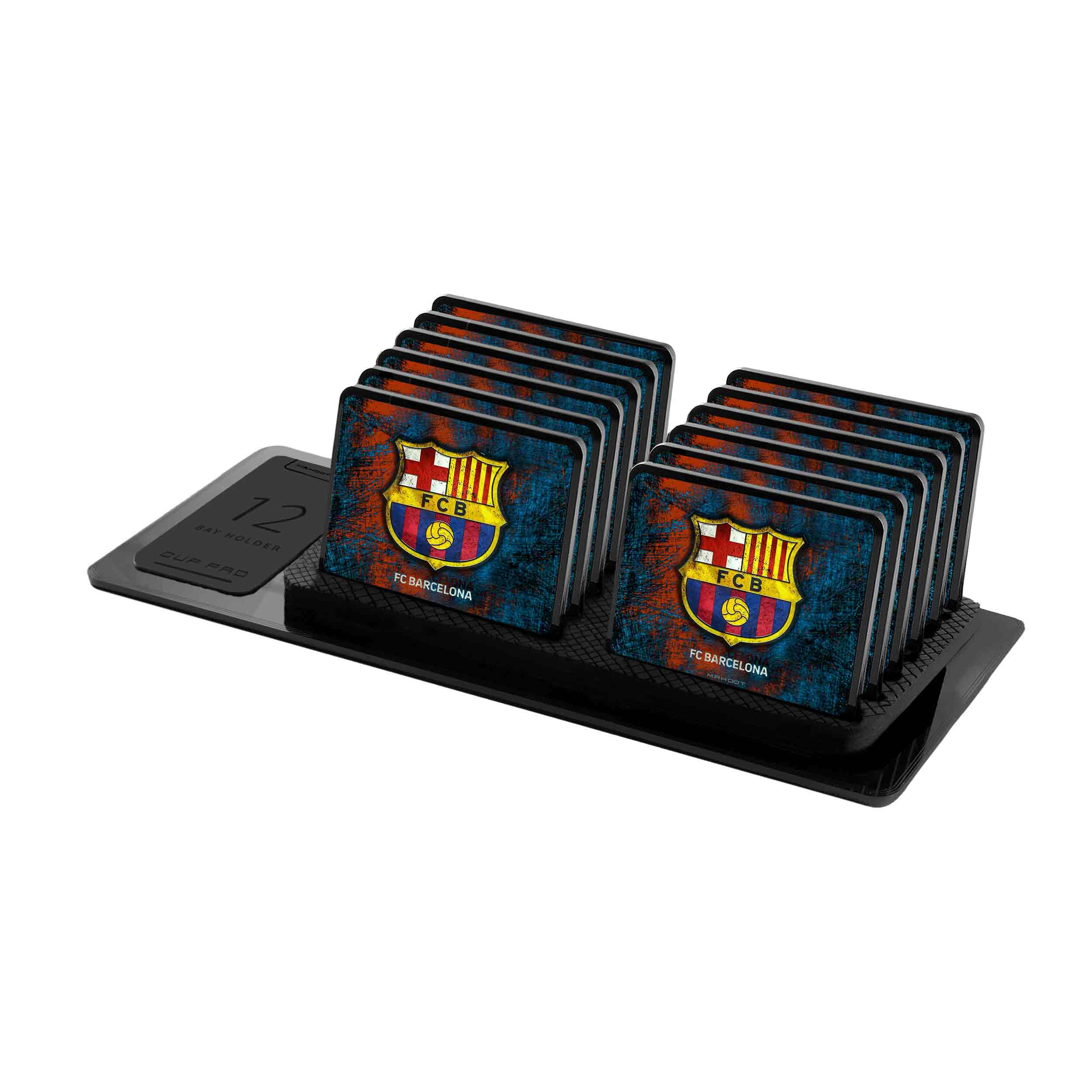 زیر لیوانی ماهوت مدل BARCELONA-2 بسته 12 عددی