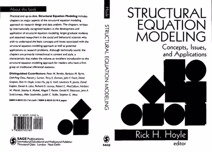 خرید و دانلود نسخه کامل کتاب Structural Equation Modeling: Concepts, Issues, and Applications