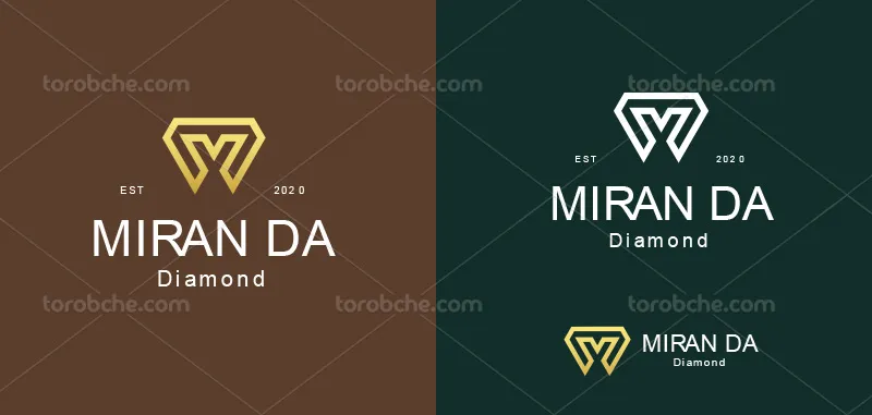 وکتور لوگو الماس برای طراحی جواهرات | گرافیک با طعم تربچه