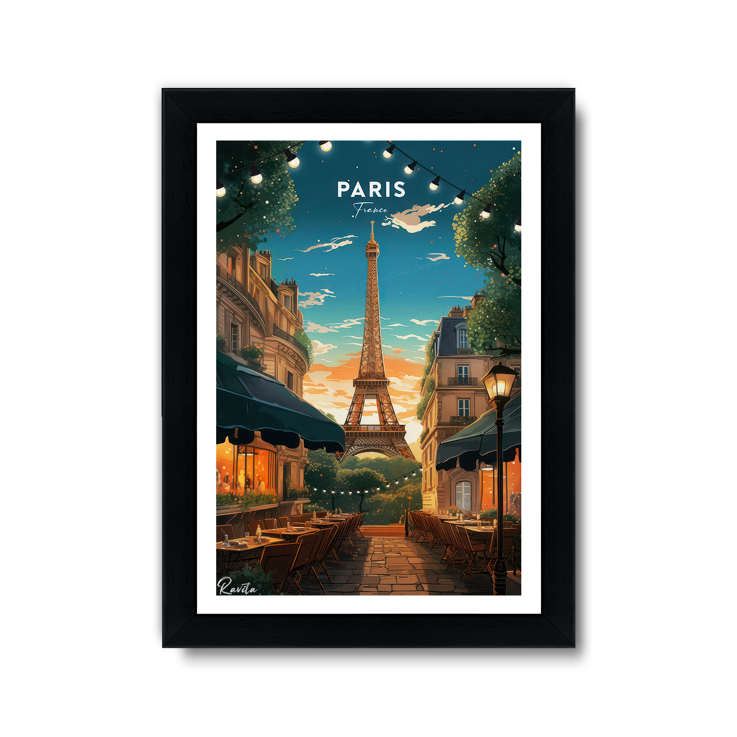 تابلو تکی شهر پاریس کد T 437
