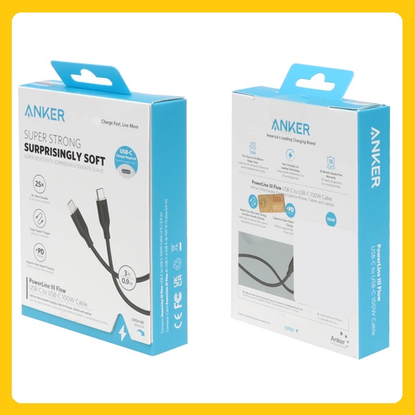 کابل انکر تایپ سی به تایپ سی 90 سانتی متری