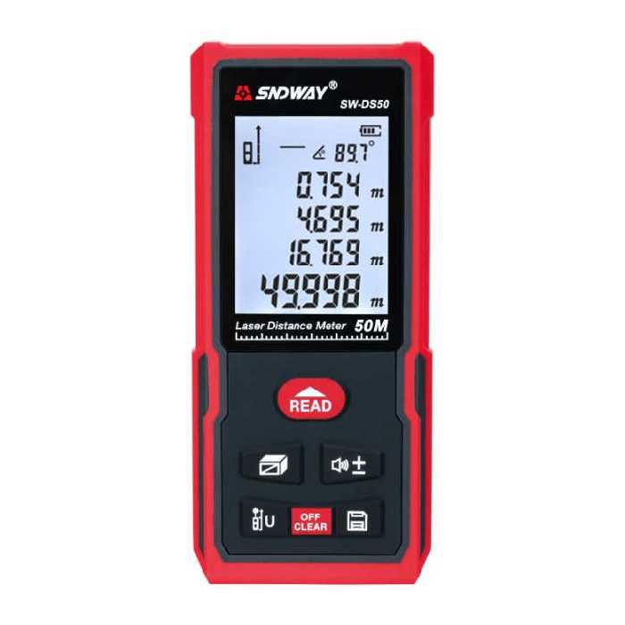 متر لیزری سندوی مدل SW-DS50