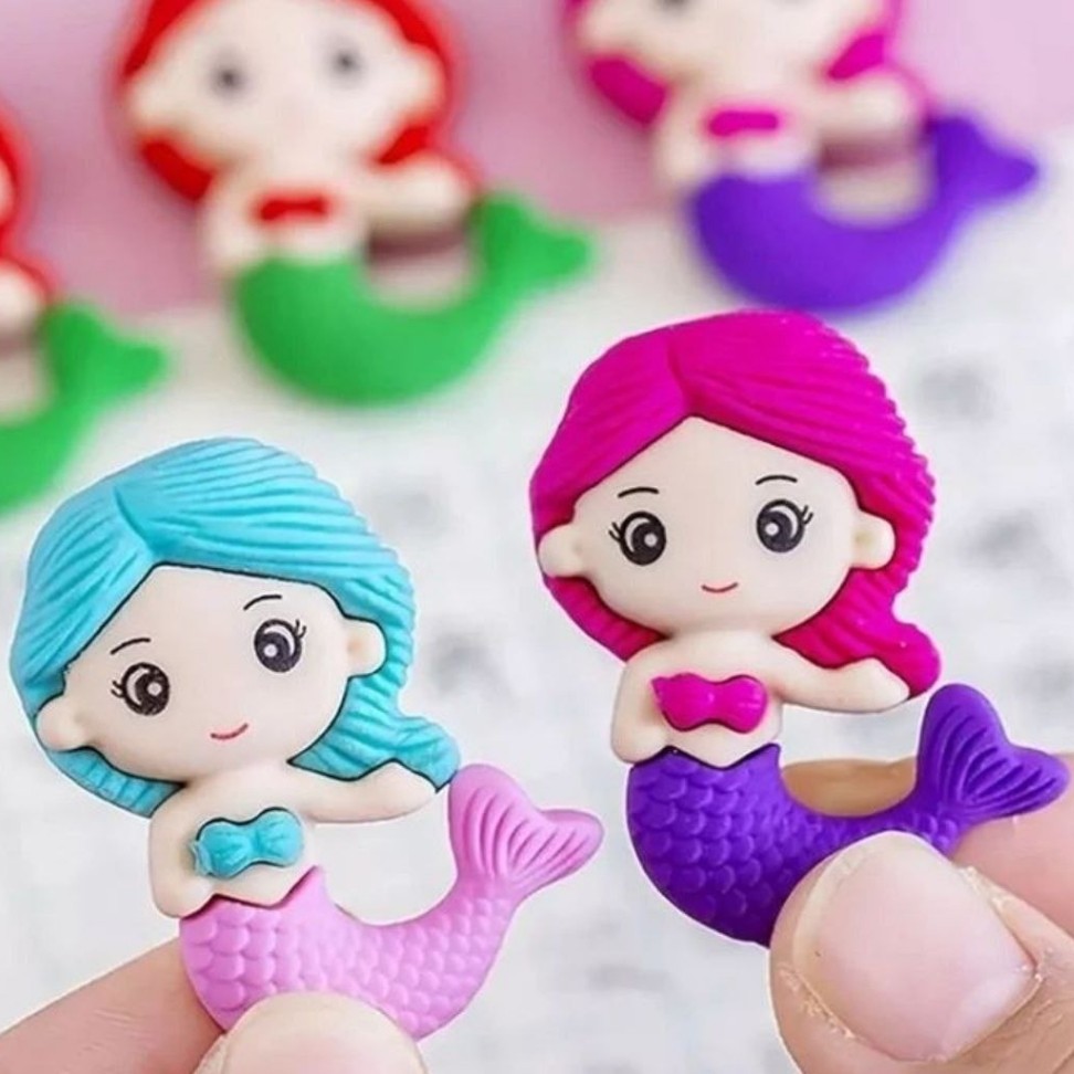 پاک کن فانتزی مدل پری دریایی قابلیت انتخاب رنگ