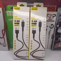 کابل شارژ  Mossory  به microUSB  مدل  M101v طول 1 متر  2.4A  