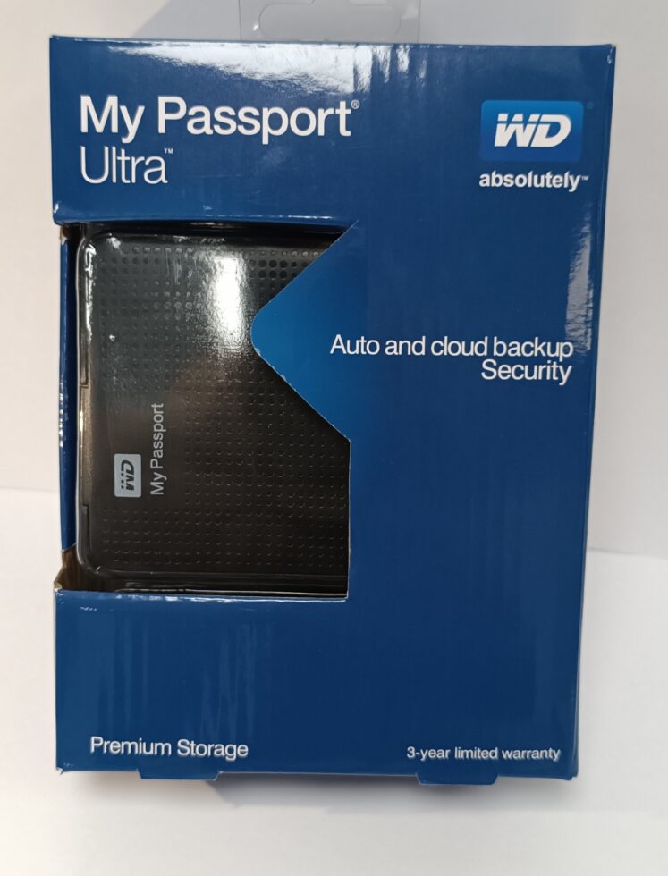 هارد اکسترنال وسترن دیجیتال مدل My Passport ظرفیت 1 ترابایت مدل Ultra (ریفر) - دوسو آی تی