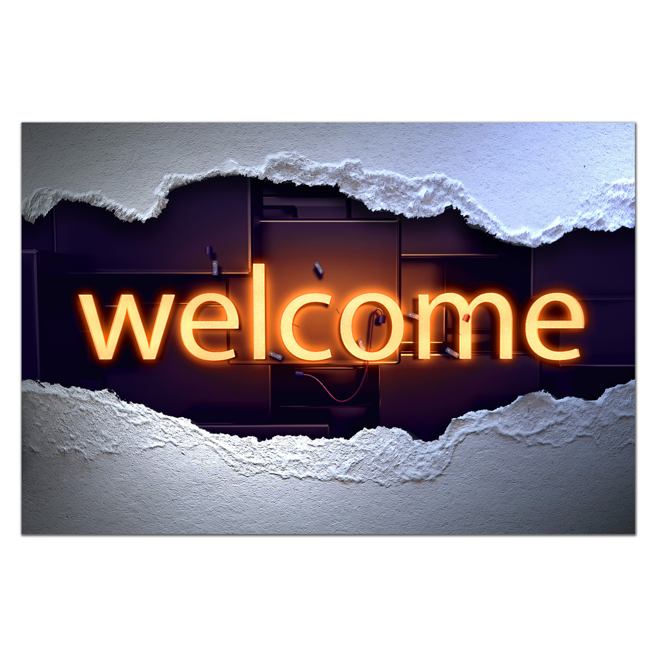 تابلو شاسی طرح خوش آمدید کد 577