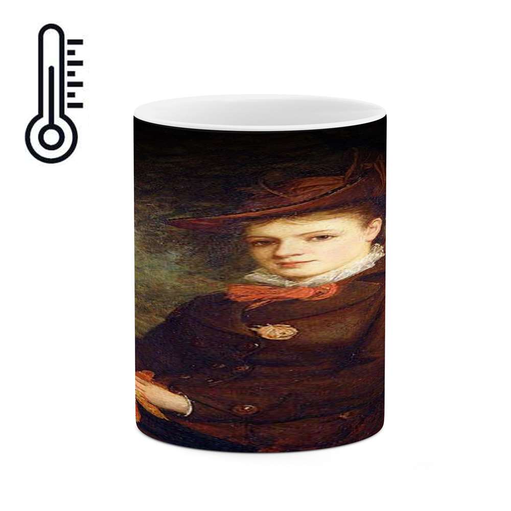 ماگ حرارتی کاکتی طرح نقاشی مدل mgh13780