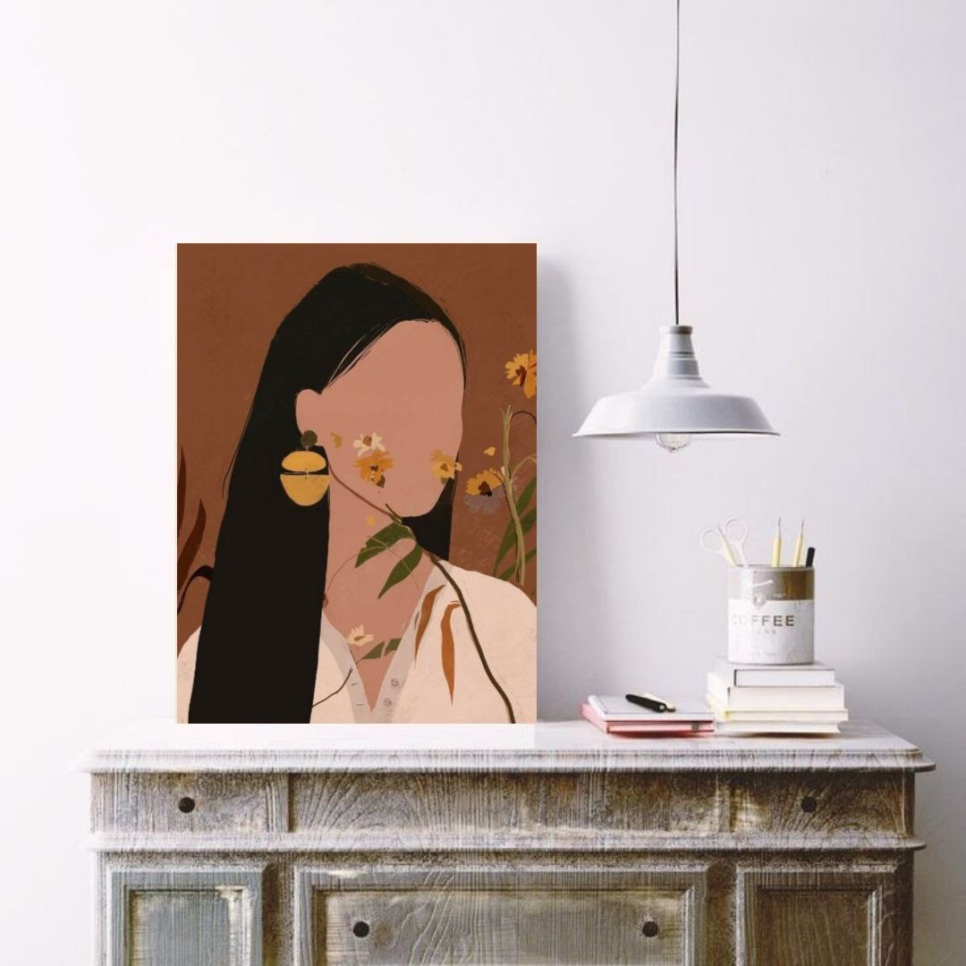 تابلو شاسی گلاک طرح مینیمال دختر کد FART25