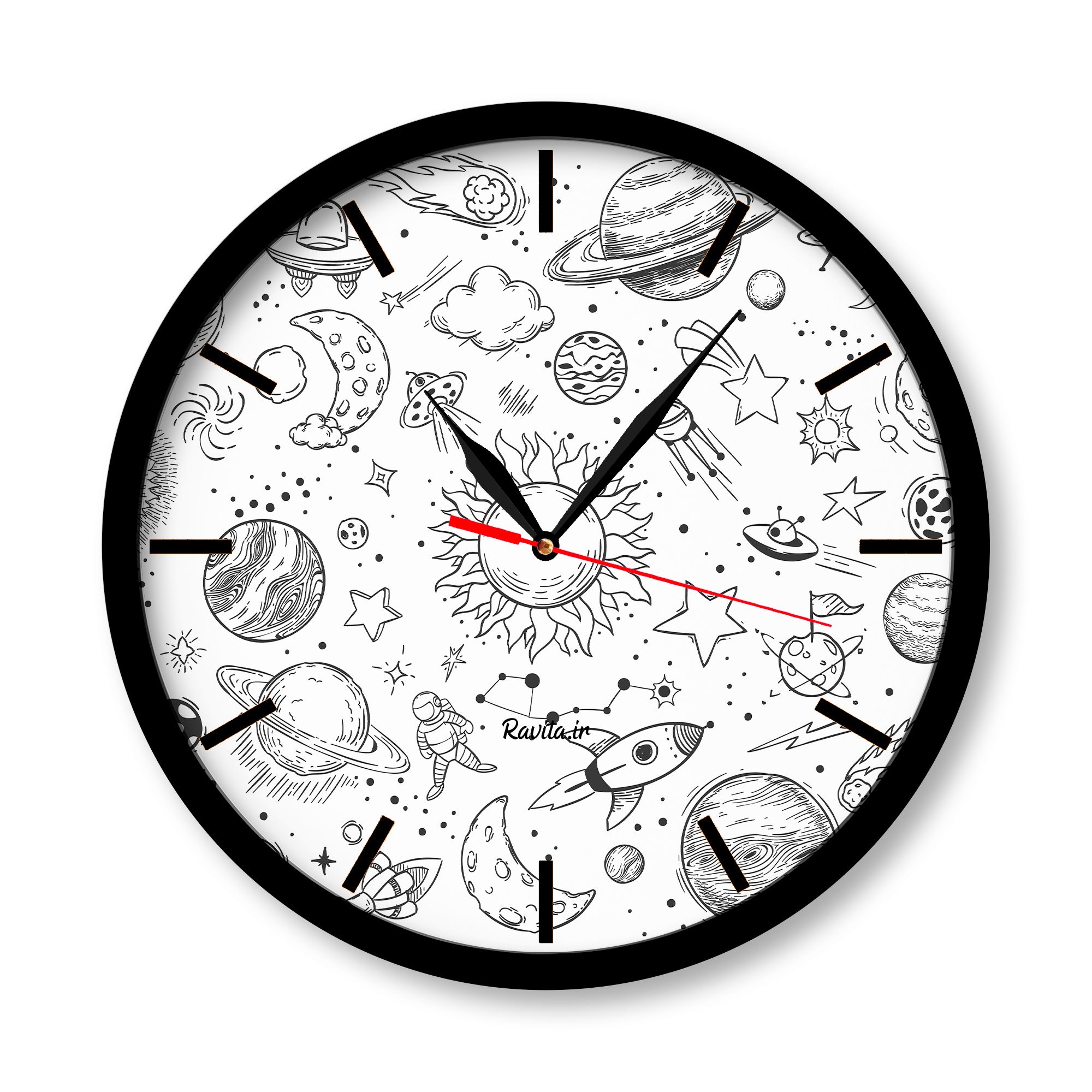 ساعت‌های دیواری راویتا طرح کهکشان 2142