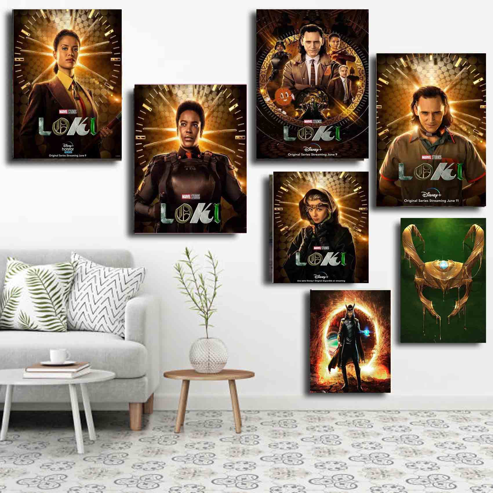 تابلو شاسی رادکس طرح سریال لوکی مدل 3012 مجموعه هفت عددی