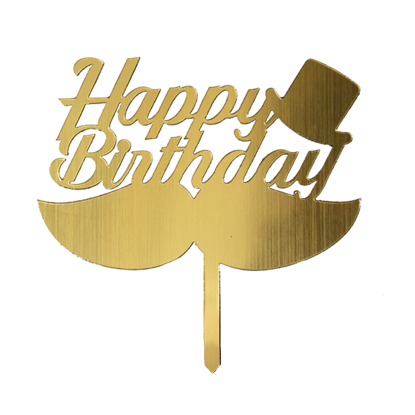 تاپر کیک مدل تولدت مبارک کد 105 بسته 12 عددی