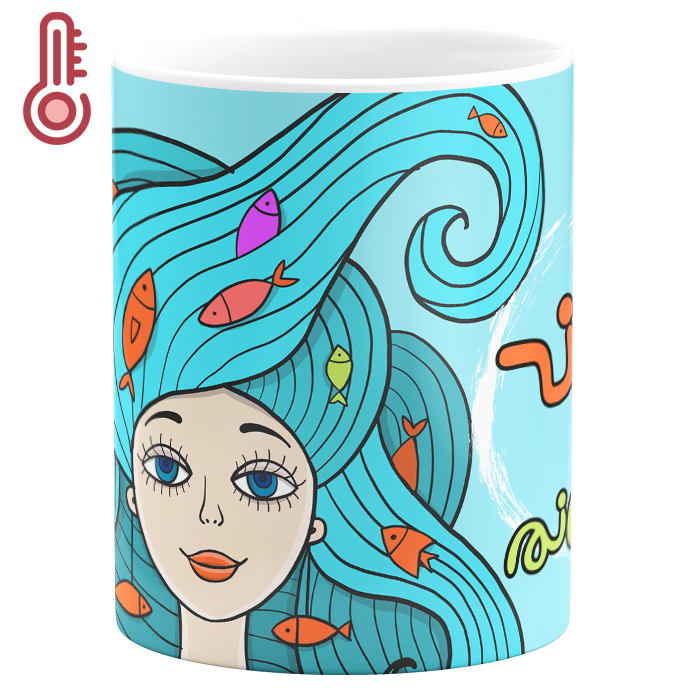 ماگ حرارتی مدل لیوان پروانه خانم