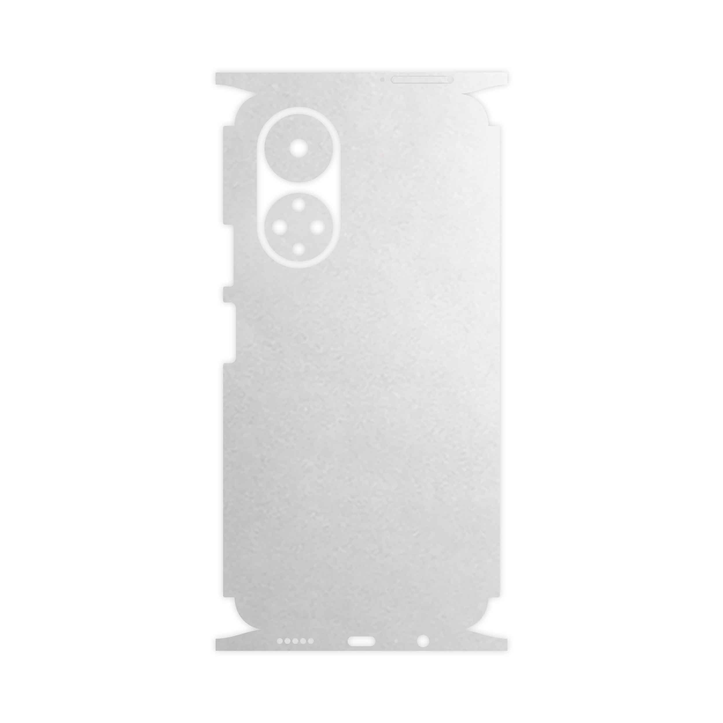 برچسب پوششی ماهوت مدل Metallic-White-FullSkin مناسب برای گوشی موبایل آنر X7