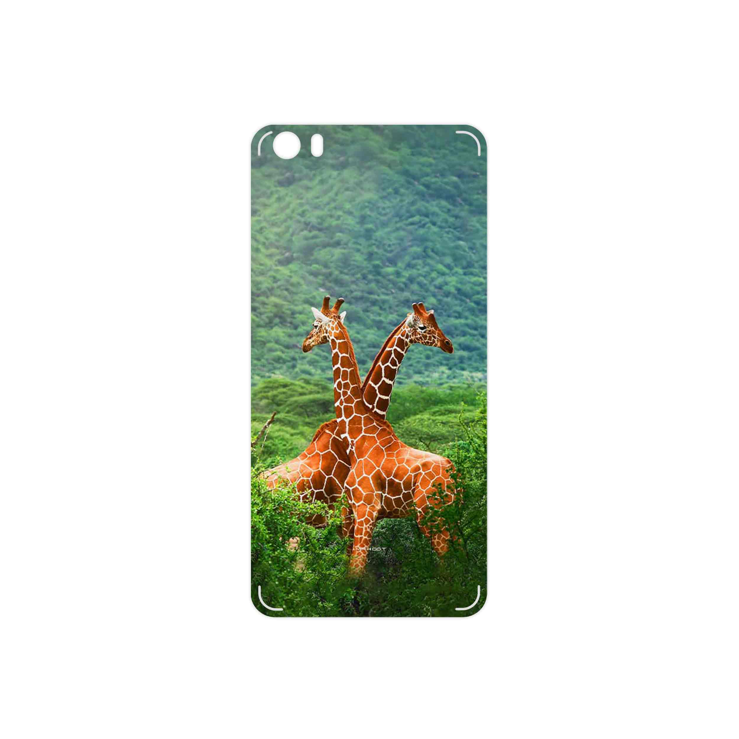 برچسب پوششی ماهوت مدل Giraffe مناسب برای گوشی موبایل شیائومی Mi 5