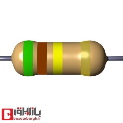 مقاومت 510 کیلو اهم 1/2 وات 5 درصد