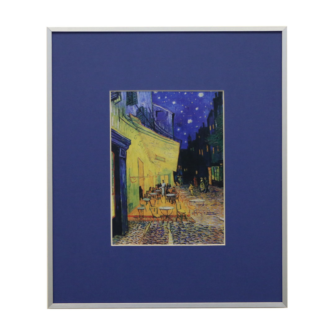 تابلو مدل نقاشی کافه تراس در شب