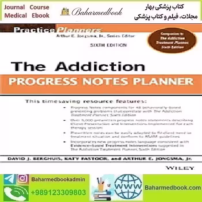 The Addiction Progress Notes Planner 2022 TRUE PDF price 1€ - کتاب پزشکی بهار