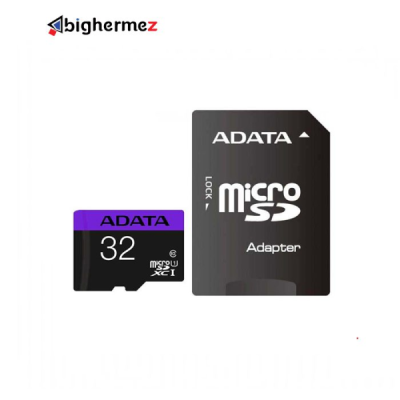 کارت حافظه microSDHC ای دیتا مدل V10 R80 W25 A DP ظرفیت 32 گیگابایت