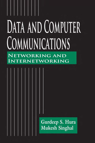 خرید و دانلود نسخه کامل کتاب Data and computer communications: networking and internetworking